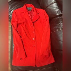 Vintage Ralph Lauren Bold Red Women's Blazer